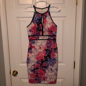 Floral cocktail dress